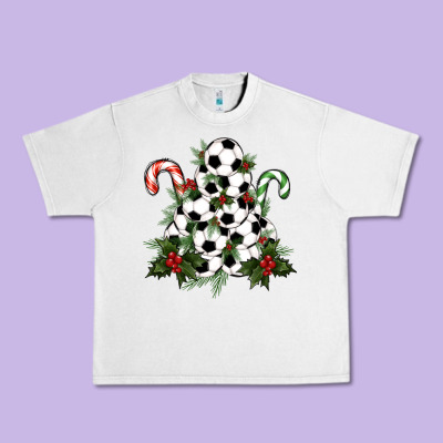Lightning Soccer Christmas Tree Urban Heavy Tee Designed By Ranaportraitstore