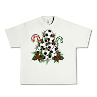 Pistachio Lightning Soccer Christmas Tree Urban Heavy Tee - RanaPortraitStore