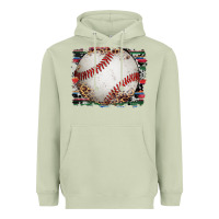 Matcha sports baseball background Heavyweight Hoodie - Artiststas