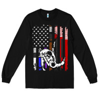 Black b.ra.zi.li.an j.i.u jit.su stars & stripes rank b.j flag shirt Long Sleeve Tee - minhPixels