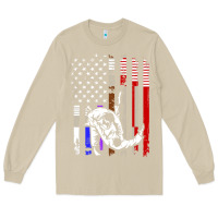 Mushroom b.ra.zi.li.an j.i.u jit.su stars & stripes rank b.j flag shirt Long Sleeve Tee - minhPixels