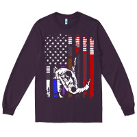 Plum b.ra.zi.li.an j.i.u jit.su stars & stripes rank b.j flag shirt Long Sleeve Tee - minhPixels