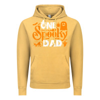 Vintage Mustard one spooky dad funny cat boo dad halloween costume design t shirt Vintage Hoodie - minhPixels