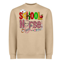 Mushroom School Nurse Heavyweight Sweatshirt - LillyAllenDesigns