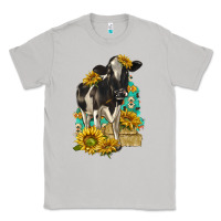 Moon Dust Sunflowers Cow Classic Tee - texasbilliewilder
