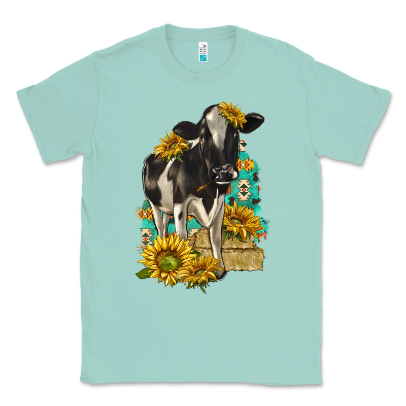 Sunflowers Cow Classic Tee by texasbilliewilder | Teevron