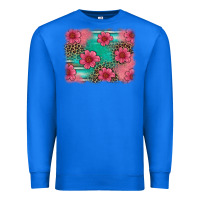 True Royal easter spring leopard serape background Premium Sweatshirt - Artiststas