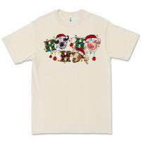 Bone Hohoho Christmas Cows Premium Tee - RanaPortraitStore