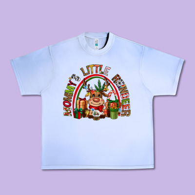Mommys Little Reindeer Christmas Urban Heavy Tee Designed By Cowgirlartshop