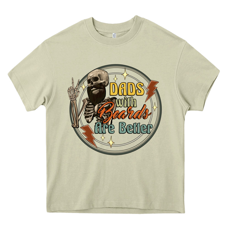 Dads With Beards Are Better Heavy Core Tee by Artiststas | Teevron