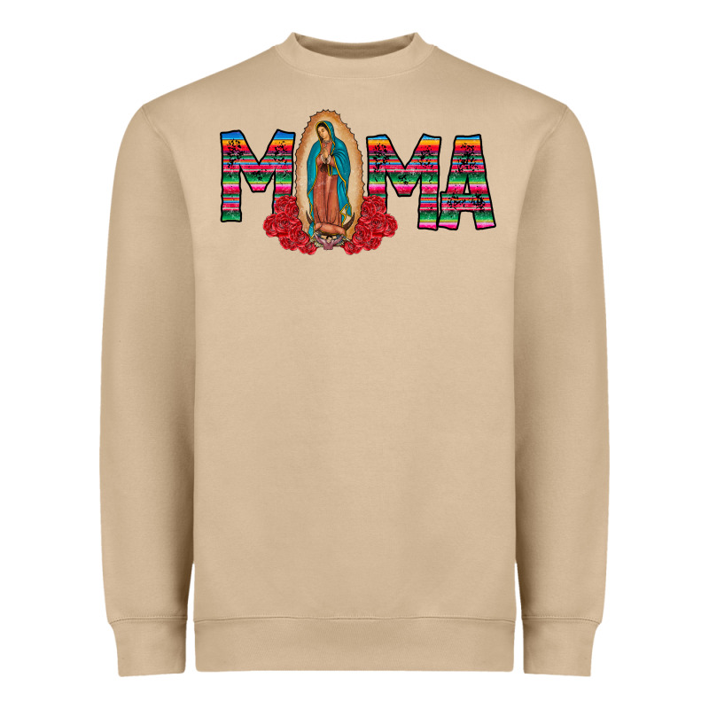 Mama Our Lady Heavyweight Sweatshirt by CowhideDigitalArt | Teevron