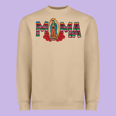 Mama Our Lady Heavyweight Sweatshirt Designed By Cowhidedigitalart