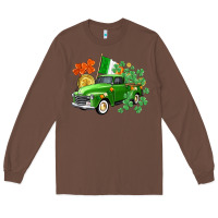 Chestnut Western St. Patrick's Day truck Long Sleeve Tee - CowGirlArtShop