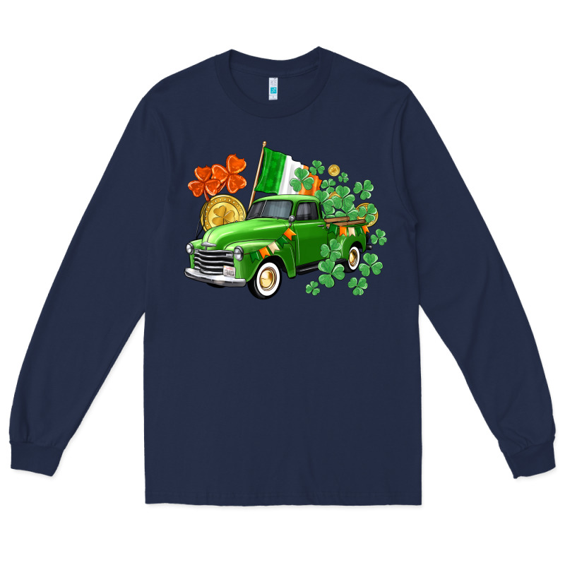 Western St. Patrick's Day Truck Long Sleeve Tee by CowGirlArtShop | Teevron