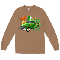 Toasted Coconut Western St. Patrick's Day truck Long Sleeve Tee - CowGirlArtShop