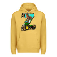 Antique Gold farm life alphabet lowercase letters z Premium Hoodie - BundleAndBundleShop
