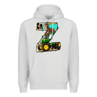 Dove Grey farm life alphabet lowercase letters z Premium Hoodie - BundleAndBundleShop
