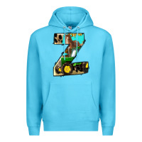 Ocean Blue farm life alphabet lowercase letters z Premium Hoodie - BundleAndBundleShop