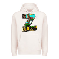 Pale Pink farm life alphabet lowercase letters z Premium Hoodie - BundleAndBundleShop