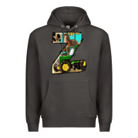 Smoke farm life alphabet lowercase letters z Premium Hoodie - BundleAndBundleShop