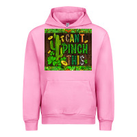 Fuchsia Pink shamrock bomb cant pinch this Urban Hoodie - AdoDesignShop