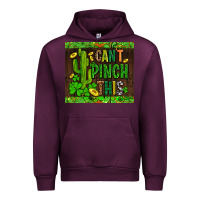 Mauve Wine shamrock bomb cant pinch this Urban Hoodie - AdoDesignShop
