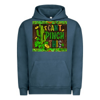 Pigment Midnight Navy shamrock bomb cant pinch this Urban Hoodie - AdoDesignShop