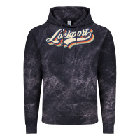 Cloud Black I Love Lockport City Usa Retro Vintage Vintage Hoodie - minhPixels