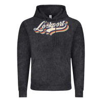Vintage Black I Love Lockport City Usa Retro Vintage Vintage Hoodie - minhPixels