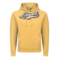 Vintage Mustard I Love Lockport City Usa Retro Vintage Vintage Hoodie - minhPixels
