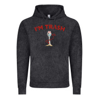 Vintage Black i'm trash forky Vintage Hoodie - minhPixels
