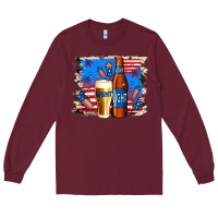 Burgundy Just Here For The Light Long Sleeve Tee - Jasminsmagicworld