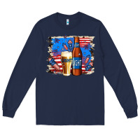 Navy Just Here For The Light Long Sleeve Tee - Jasminsmagicworld
