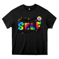 Black self love tie dye Heavy Core Tee - Artiststas