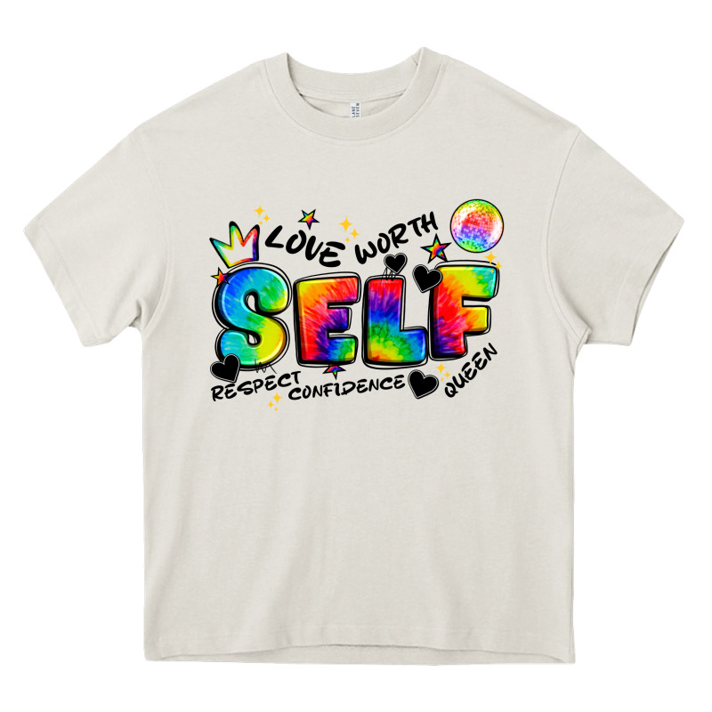 Self Love Tie Dye Heavy Core Tee by Artiststas | Teevron