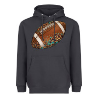 Smoke western football leopard turquoise pattern Heavyweight Hoodie - Artiststas