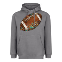 Storm western football leopard turquoise pattern Heavyweight Hoodie - Artiststas
