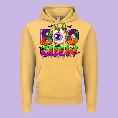 Boo Crew Vintage Hoodie Designed By Cowgirlartshop