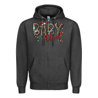 Charcoal Heather baby claus Zipper Hoodie - SublimationCraftShop