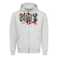 Dove Grey baby claus Zipper Hoodie - SublimationCraftShop