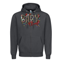 Smoke baby claus Zipper Hoodie - SublimationCraftShop