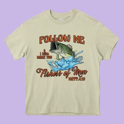 Fishers Of Men Heavy Core Tee Designed By Artiststas