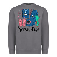 Storm Scrub Life Nurse Heavyweight Sweatshirt - LillyAllenDesigns