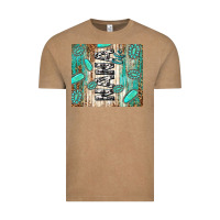 Vintage Coffee nana life glitter leopard Vintage Tee - TumblerDesignByShophia