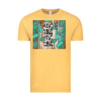 Vintage Mustard nana life glitter leopard Vintage Tee - TumblerDesignByShophia