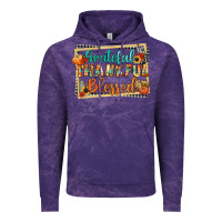 Cloud Purple thankful grateful blessed Vintage Hoodie - CowGirlArtShop