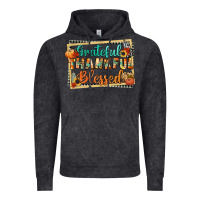 Vintage Black thankful grateful blessed Vintage Hoodie - CowGirlArtShop