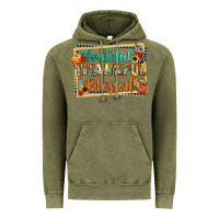 Vintage Olive thankful grateful blessed Vintage Hoodie - CowGirlArtShop