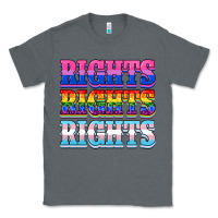 Charcoal Heather Rights rights rights Classic Tee - NancyCooperArtShop