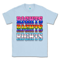 Dusty Blue Rights rights rights Classic Tee - NancyCooperArtShop
